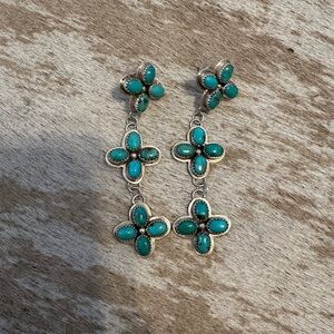 Turquoise Kingman Dangle Earrings